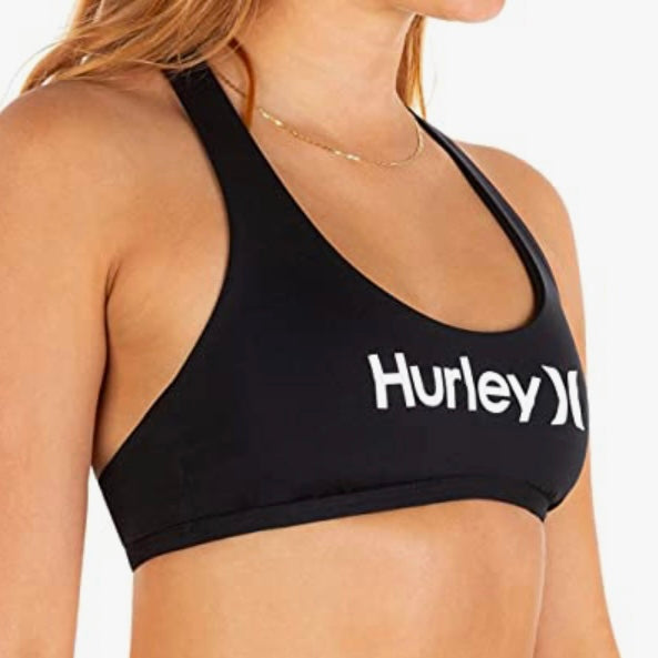 One And Only Scoop Neck Bikini Top Black Women's Swimwear