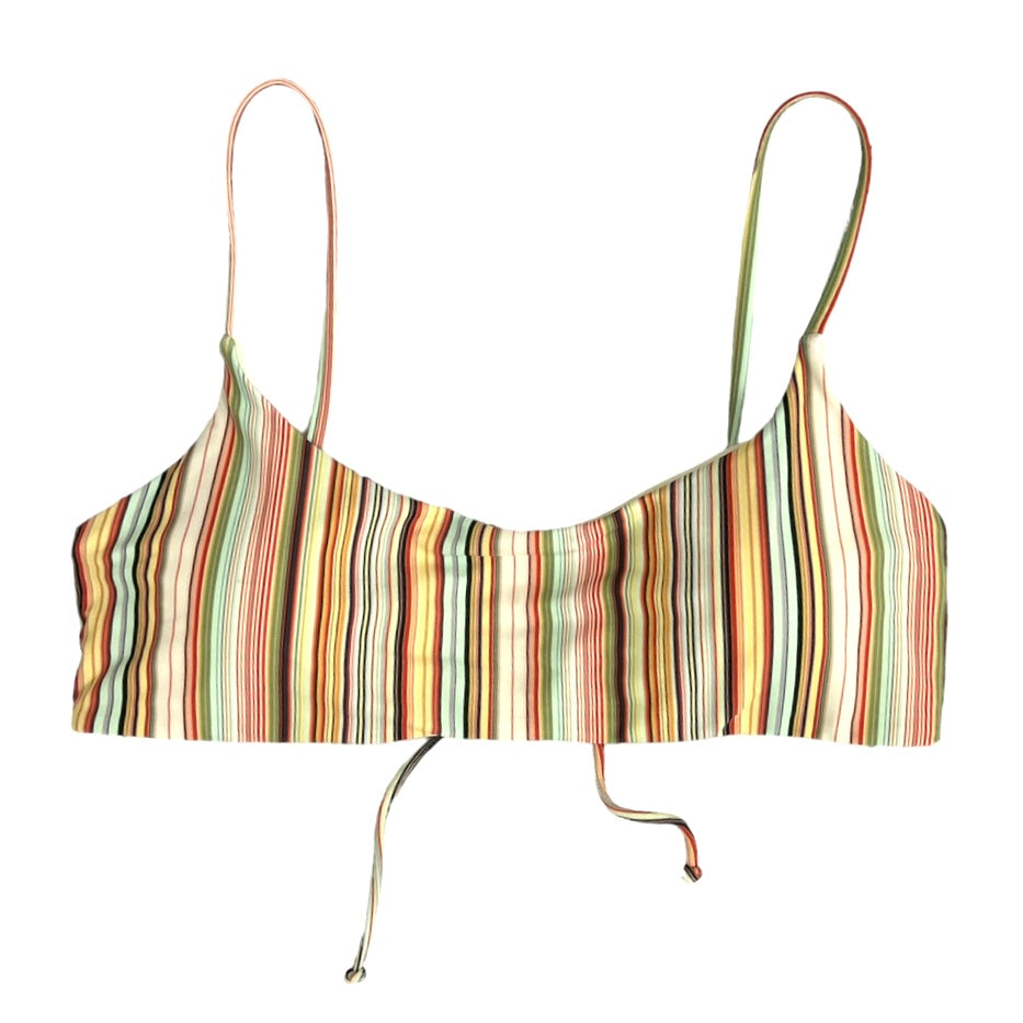 Surfside Bikini Top Classic Stripes Multicolor Size L Women's Swimwear