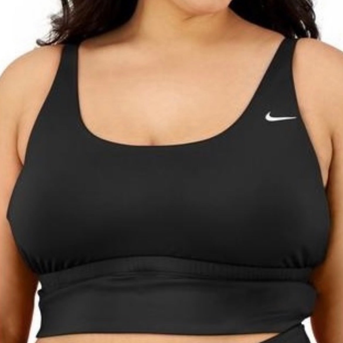 Essential Scoop-Neck Plus Size 1X Midkini Women's Swimwear