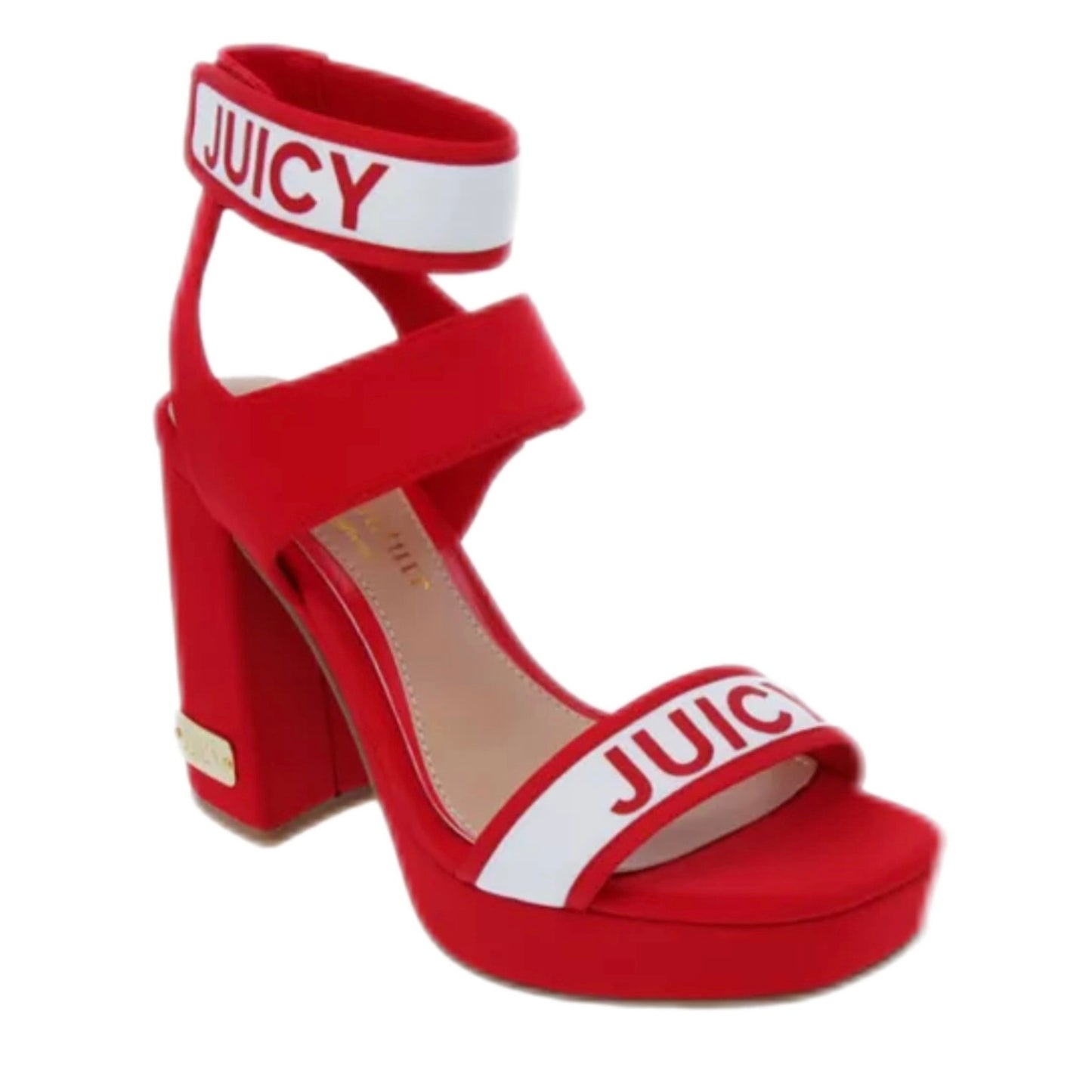 GLISTEN Women's High Block Heel Sandals Platform