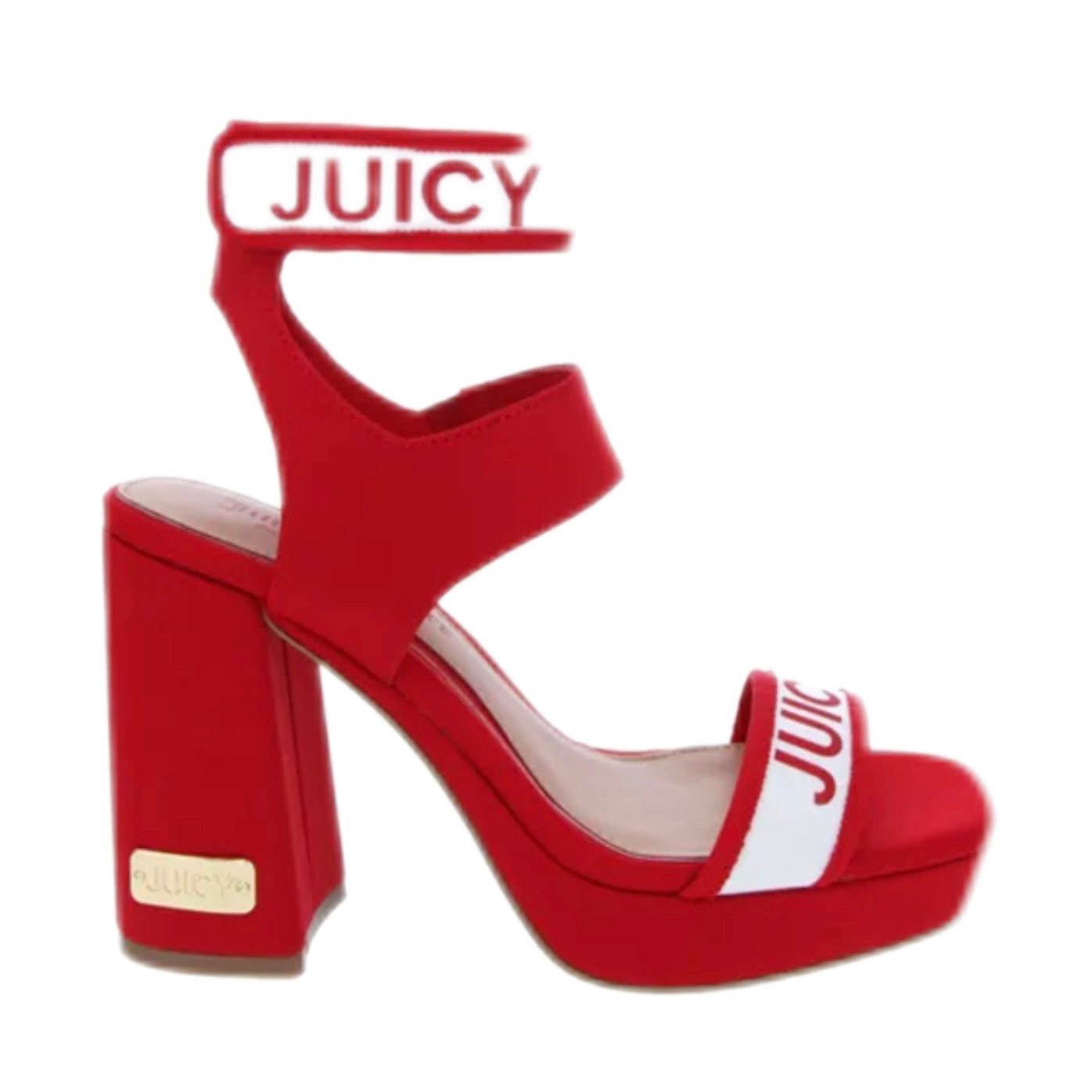 GLISTEN Women's High Block Heel Sandals Platform