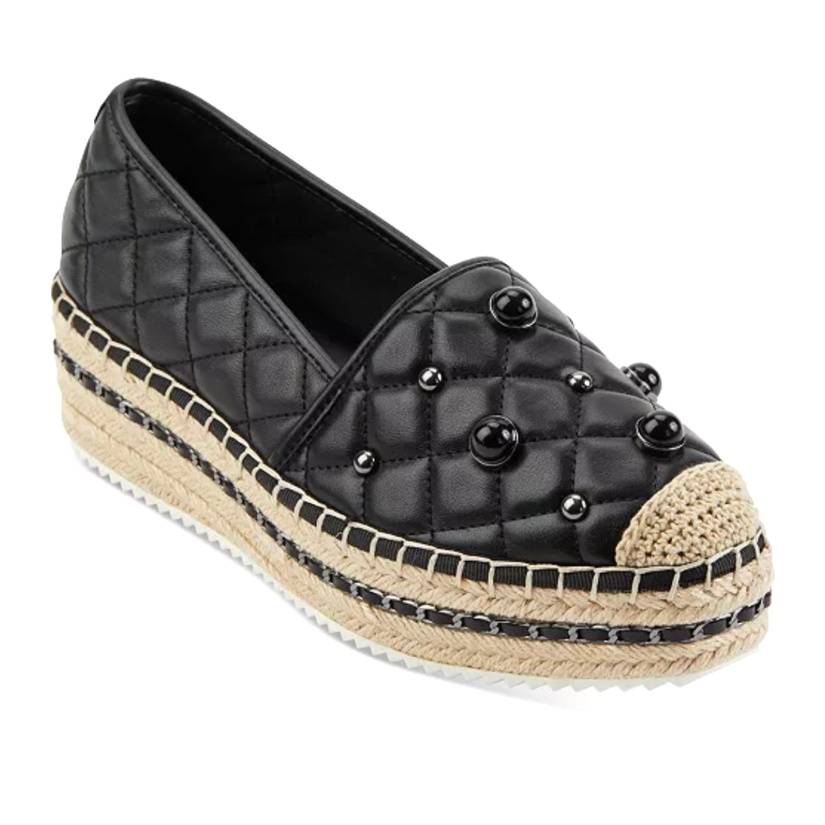 DIYA Platform Espadrille Flats Size 6.5 Slip On Women's Shoes