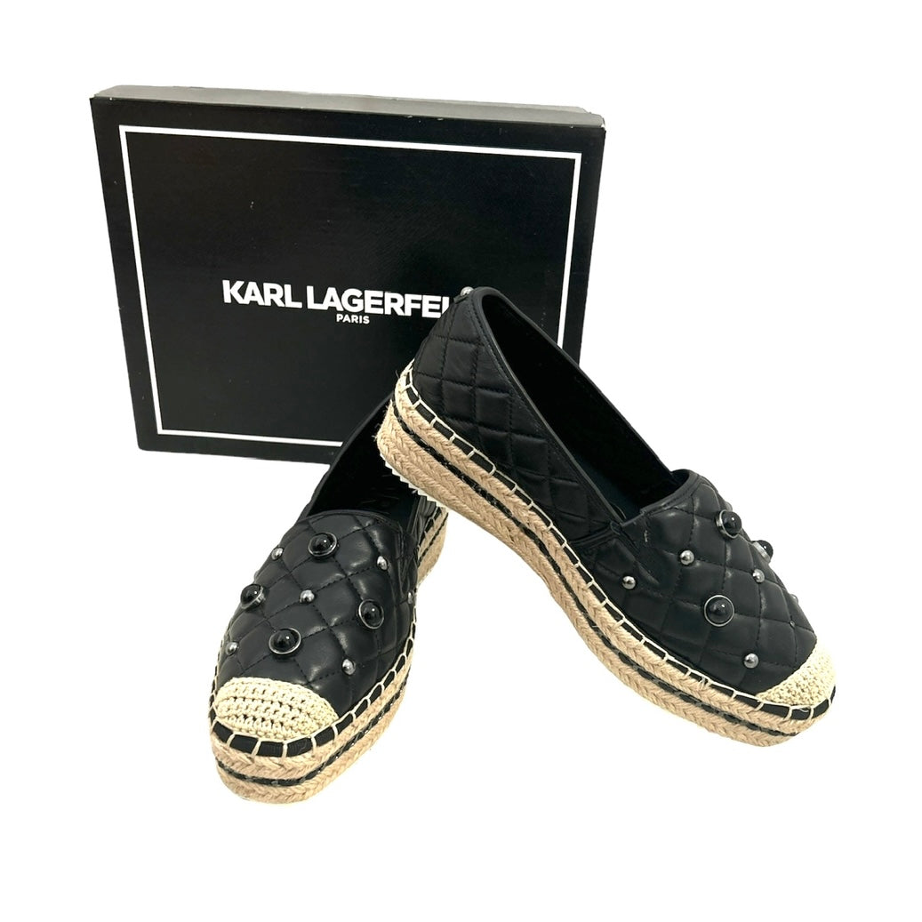 DIYA Platform Espadrille Flats Size 6.5 Slip On Women's Shoes