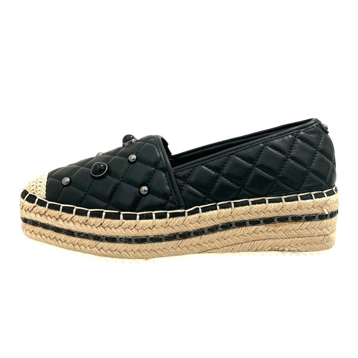 DIYA Platform Espadrille Flats Size 6.5 Slip On Women's Shoes