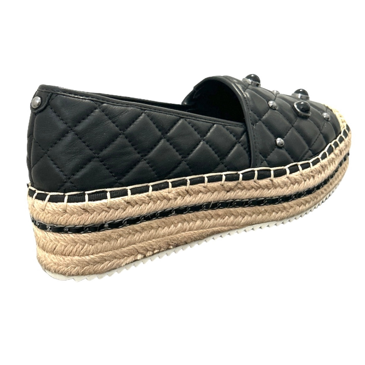 DIYA Platform Espadrille Flats Size 6.5 Slip On Women's Shoes