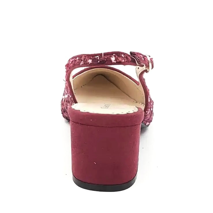 BRYANN Women's Slingback Block Heel Pumps