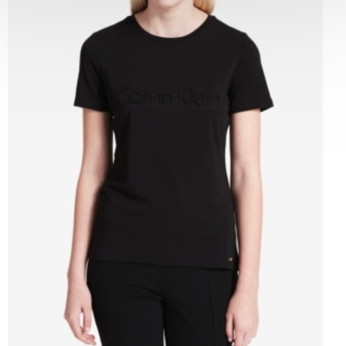 Short Sleeve Logo Black Size M Women's T-Shirt