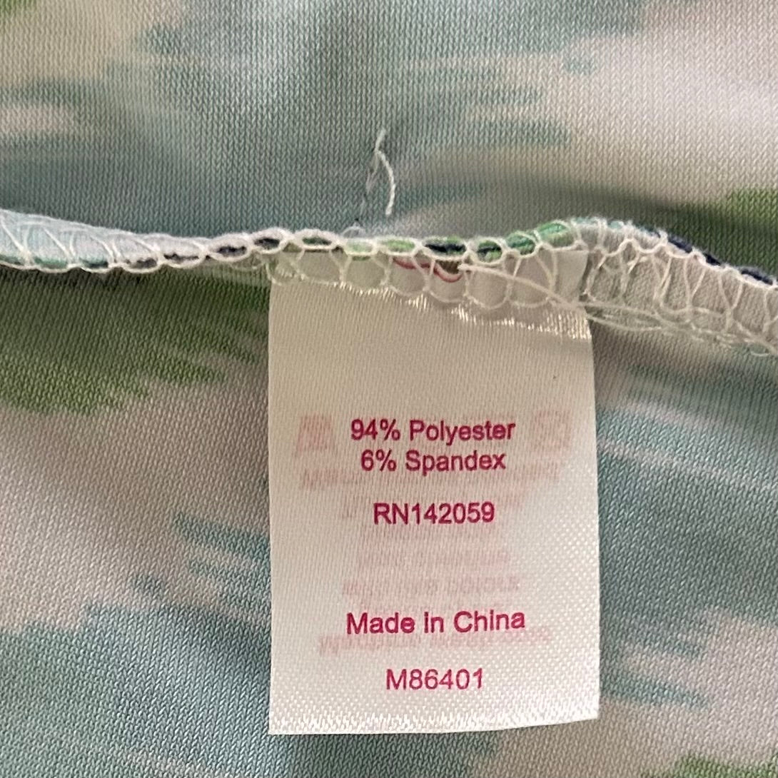 Swim Hooded Green/Blue Print Tunic/Dress Women's Cover Up
