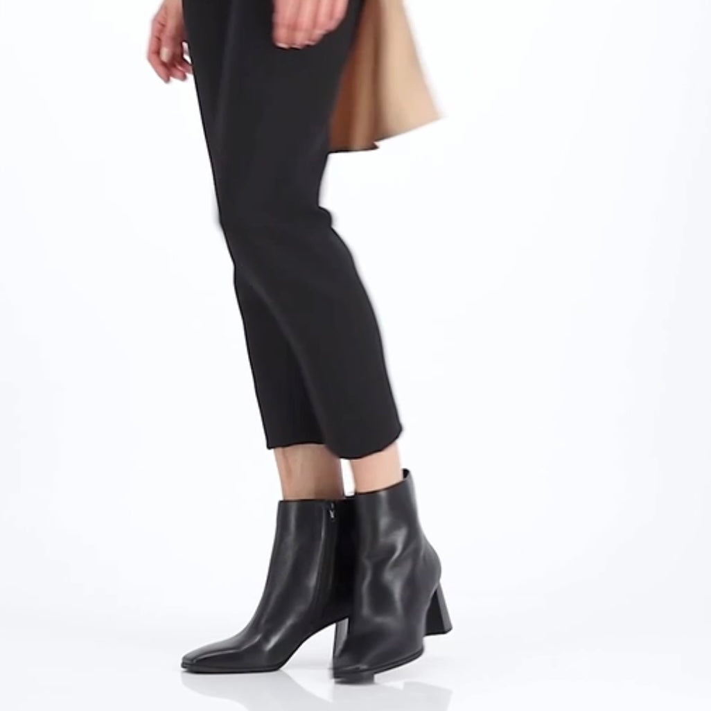 DASHA Block Heels Booties Black Size 8 Women's Boots