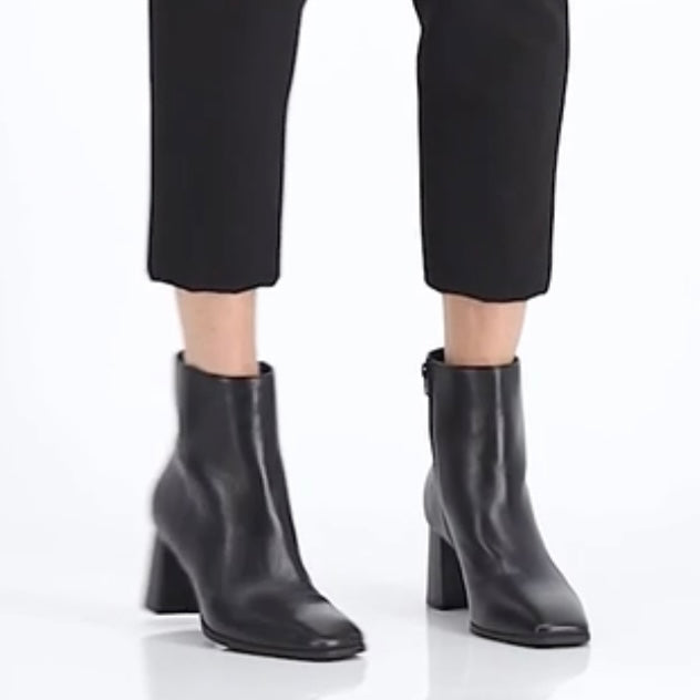 DASHA Block Heels Booties Black Size 8 Women's Boots