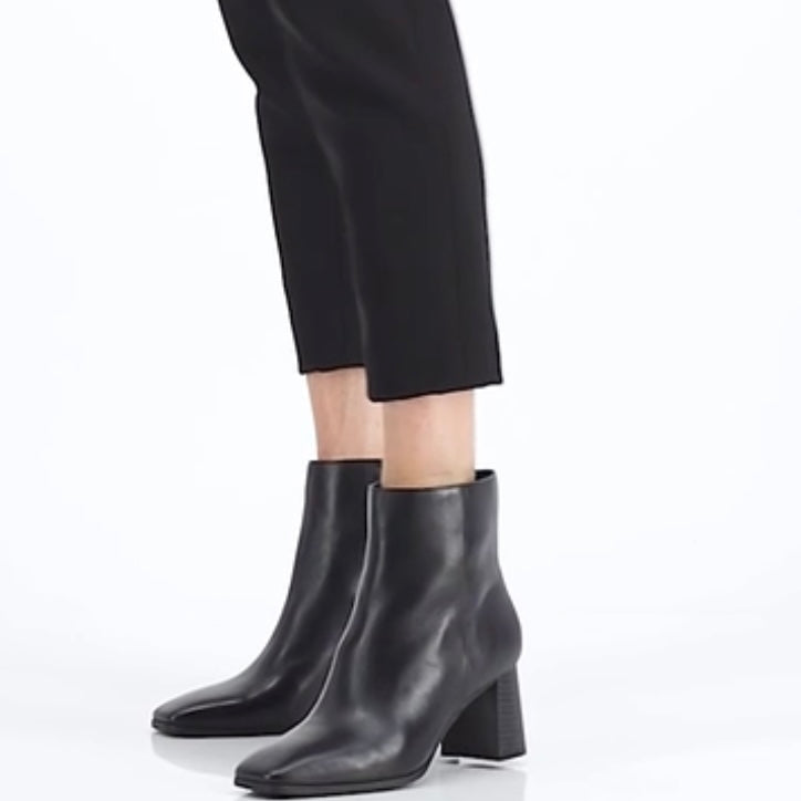 DASHA Block Heels Booties Black Size 8 Women's Boots