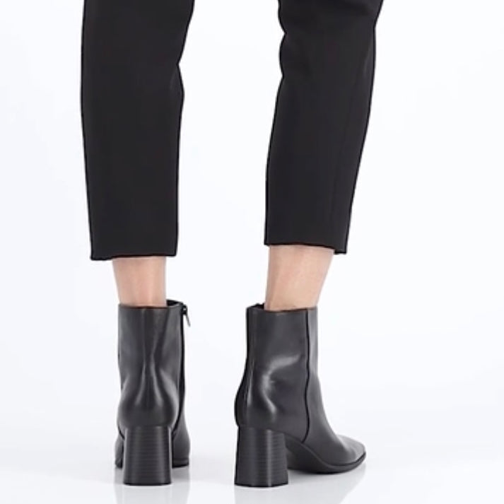 DASHA Block Heels Booties Black Size 8 Women's Boots