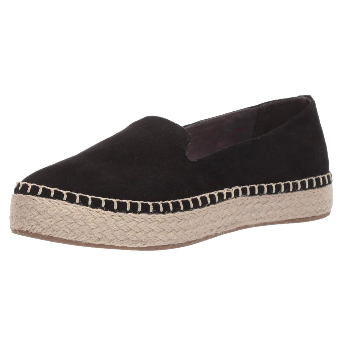 FIND ME Black Flats Slip On Size 7.5 Women's Espadrille