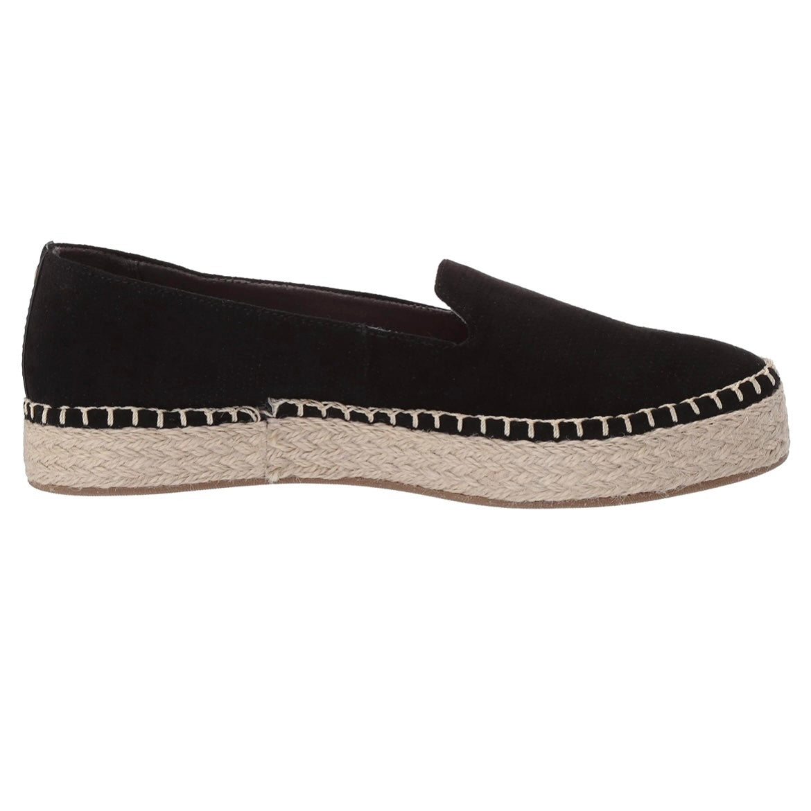 FIND ME Black Flats Slip On Size 7.5 Women's Espadrille