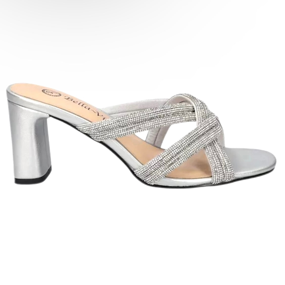 CARMEN Women's Crisscross Straps Heel Sandals