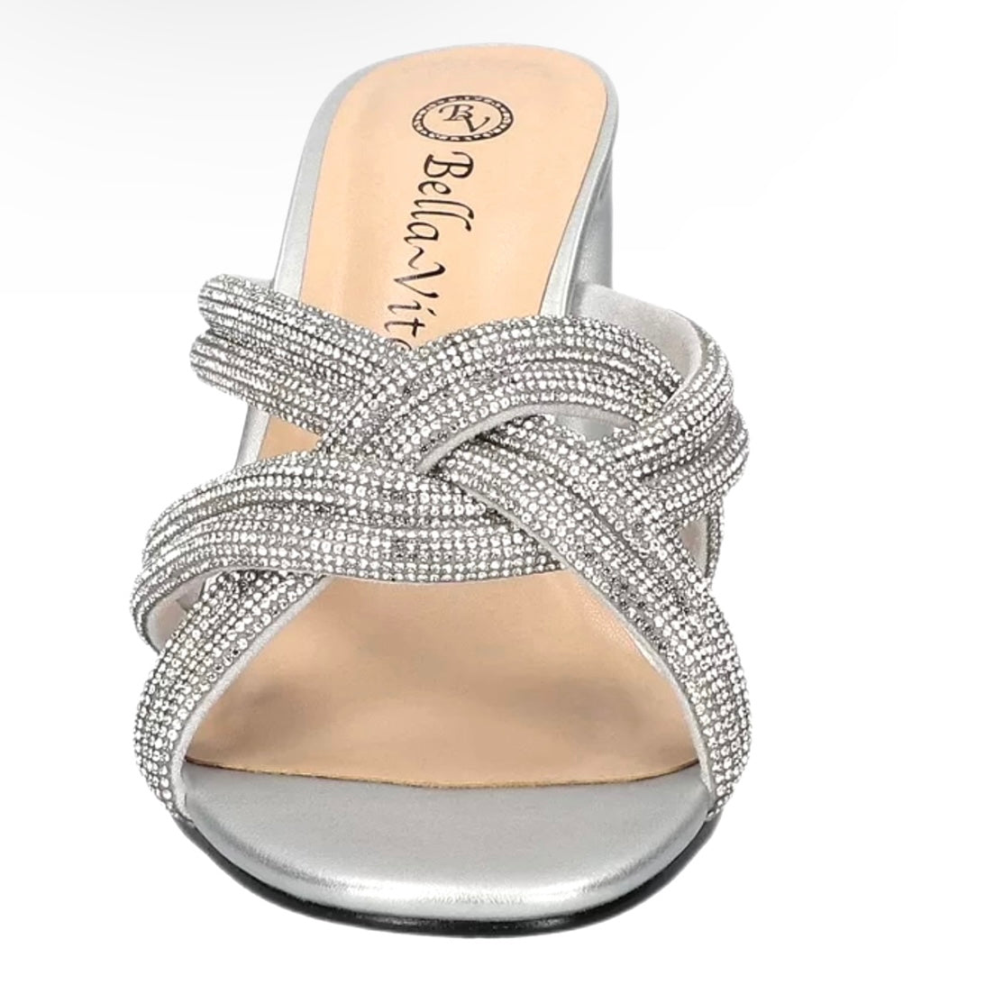 CARMEN Women's Crisscross Straps Heel Sandals