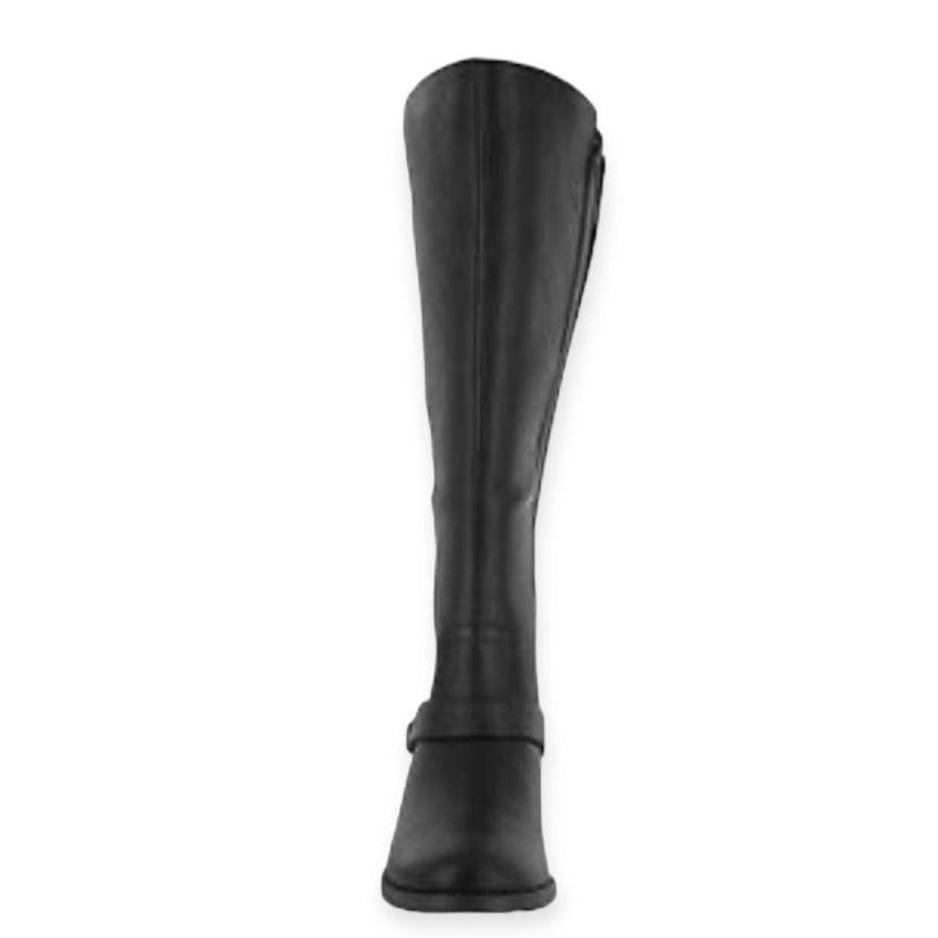 JEWEL Block Heel Round Toe Women's Riding Boots