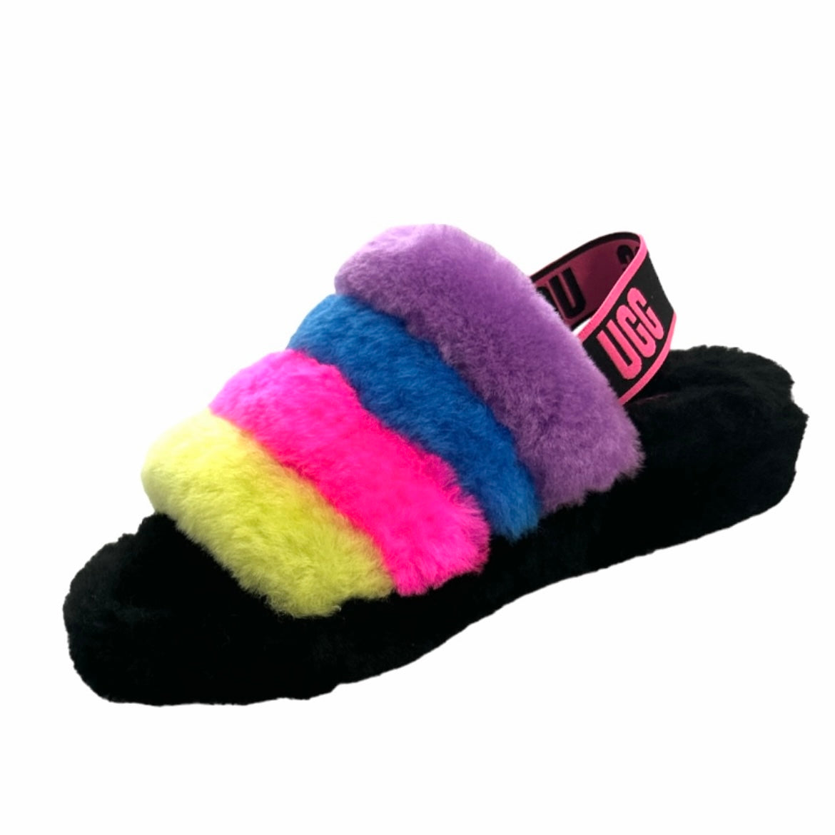 FLUFF YEAH Slide Slingback Multicolor Women's Slippers Sandals