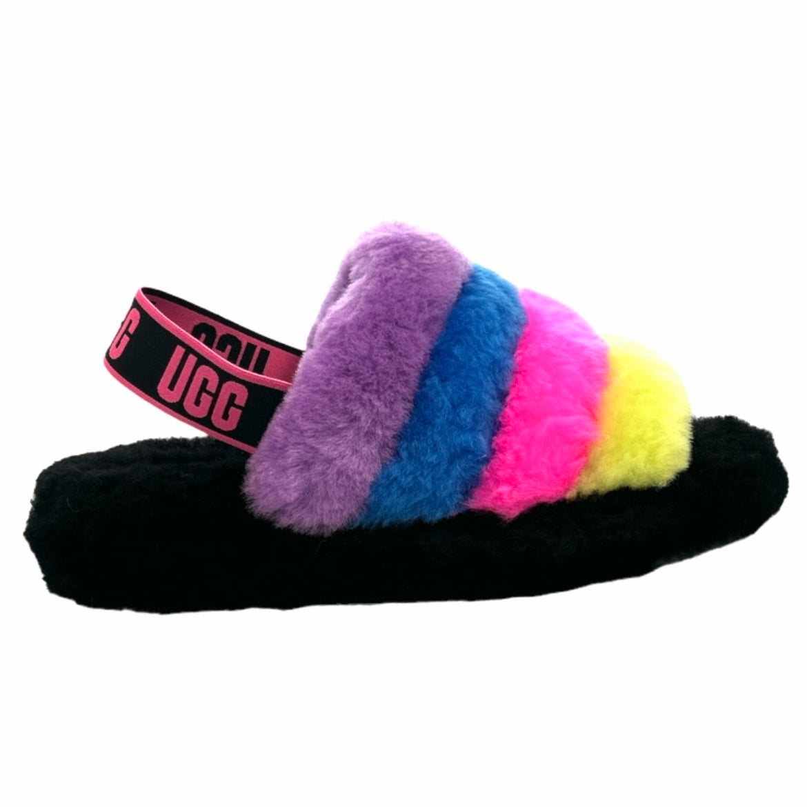 FLUFF YEAH Slide Slingback Multicolor Women's Slippers Sandals
