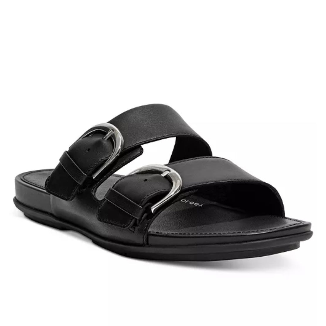 GRACCIE Women's Black Slide Sandals