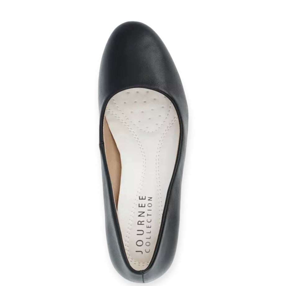 LUU Heels Slip On Pumps Black Women's Shoes