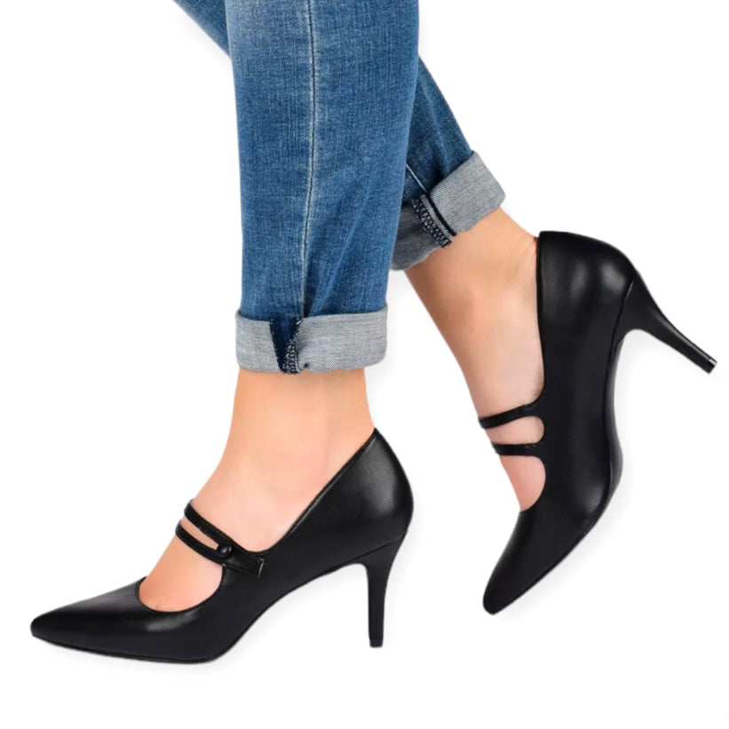 SIDNEY Mary Jane Stiletto Heel Size 8 Women's Pumps