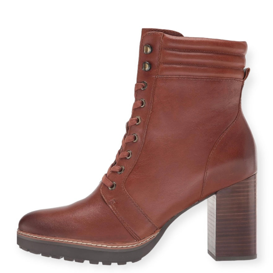 CALLIE2 Cider Spice Block Heels Booties Size 9 Women's Boots
