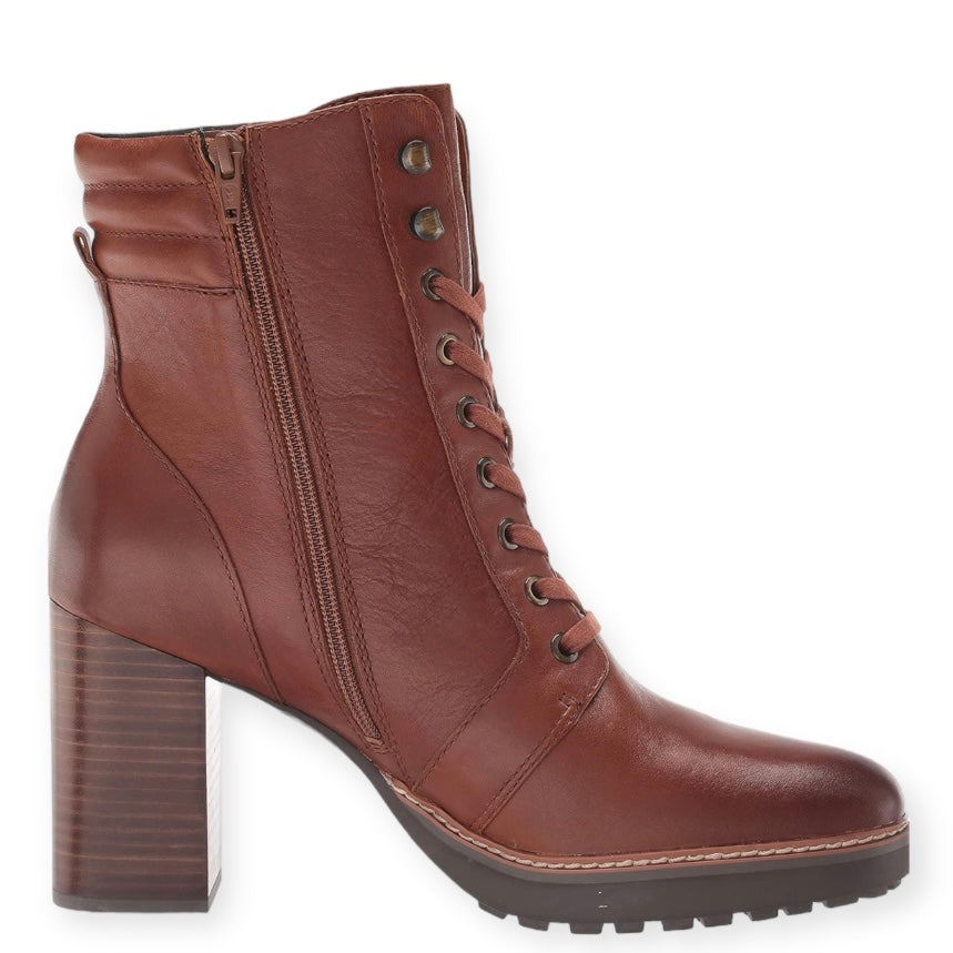 CALLIE2 Cider Spice Block Heels Booties Size 9 Women's Boots