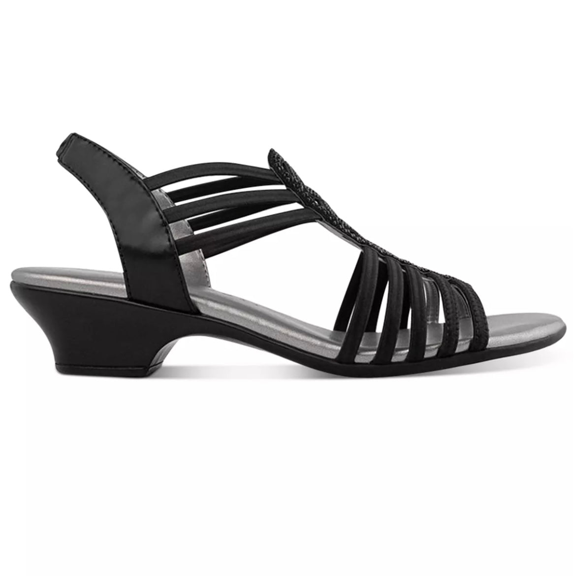 ELLYA Slingback Sandals Black Size 6.5 Women's Shoes