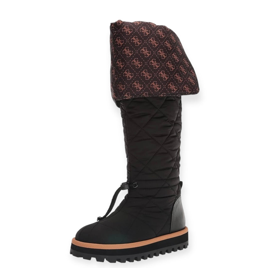 LADIVA Tall Quilted Boots Over-The-Knee Boot Women's Shoes