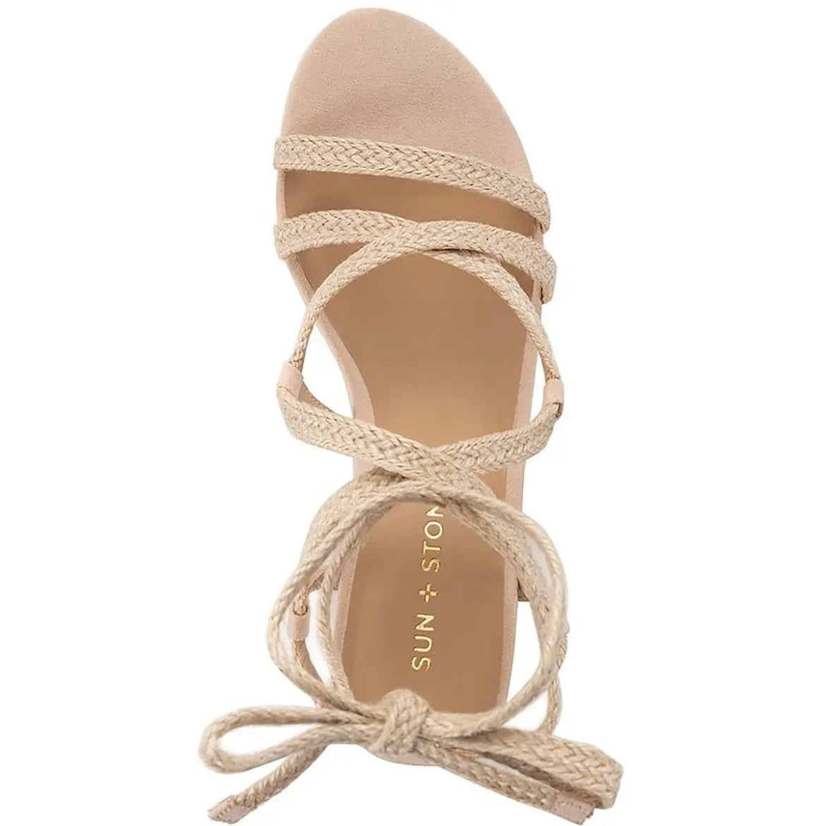 TRINNIE Strappy Ankle-Tie Platform Wedge Heel Sandals