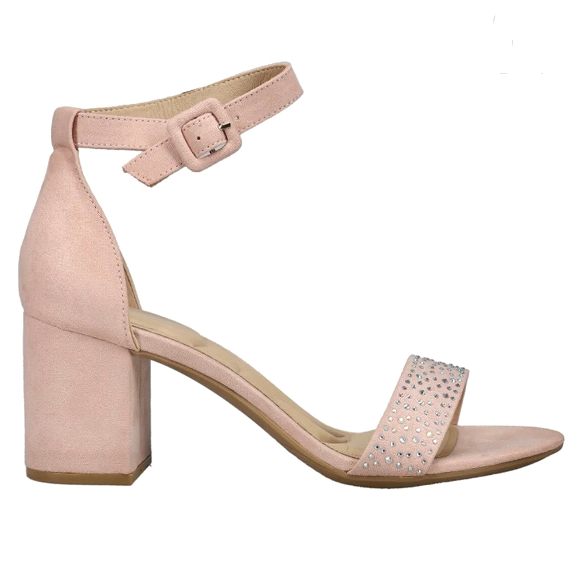 JOLLY Block Heel Ankle Strap Sandals