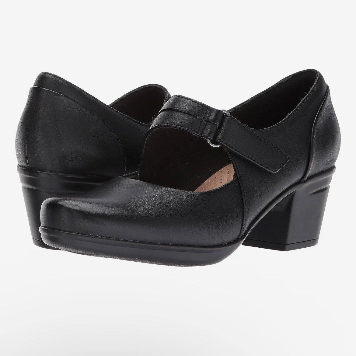 Women's EMSLIE LULIN Mary Jane Black Pumps Shoes