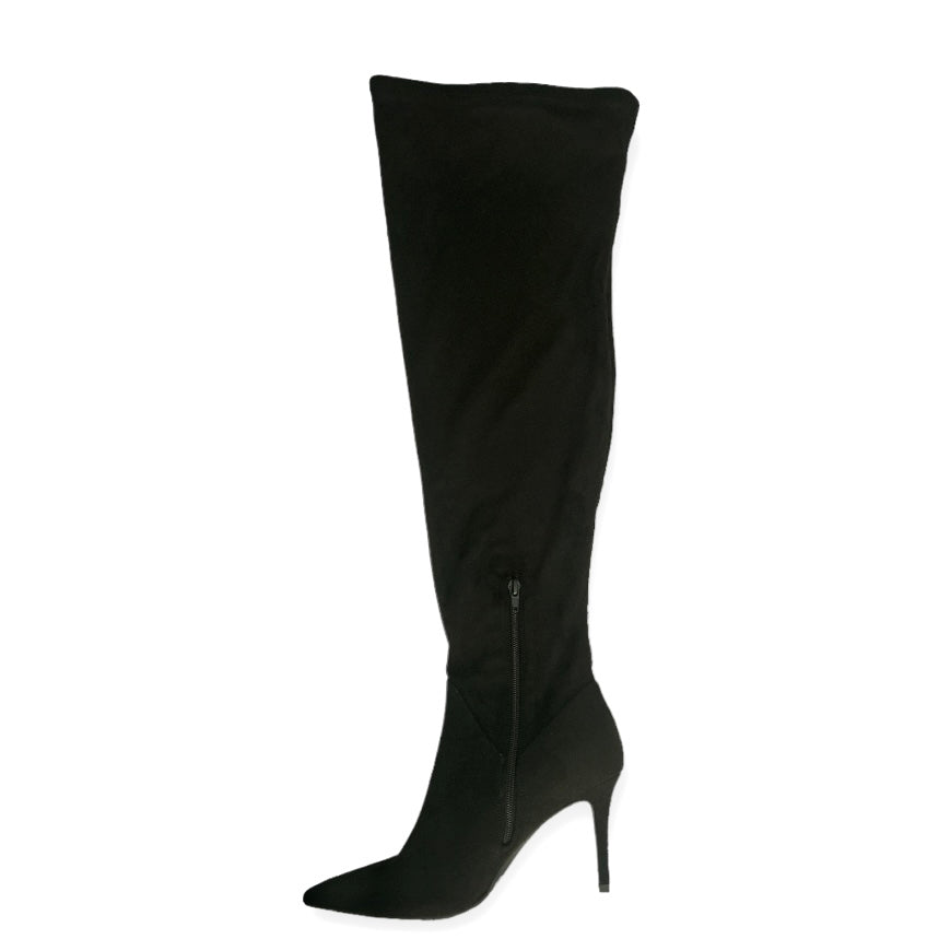 ABRINE Over-the-Knee Boots Black Women's Shoes