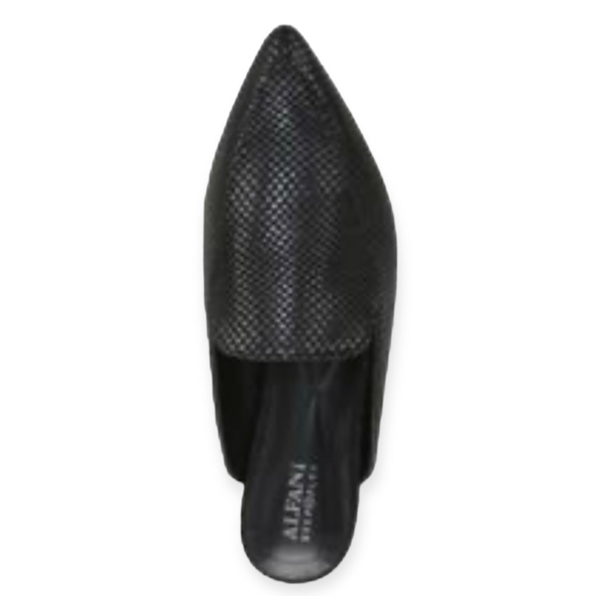 SERRISE Pointed-Toe Flats Black Women's Mules