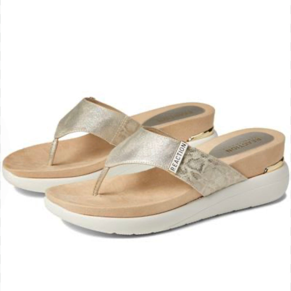 BLAIRE Women's Slide Thong Toe Wedge Heel Sandals