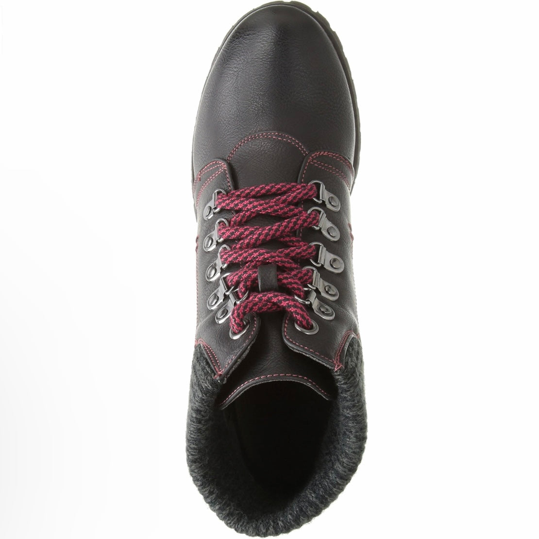 TREBLE Women's Cozy Lace-Up Hiker Booties