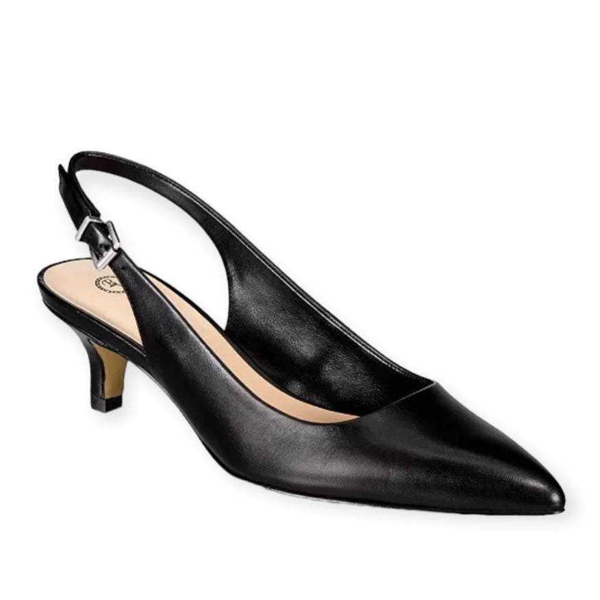 SCARLETT Slingback Pumps Black Women's Shoes