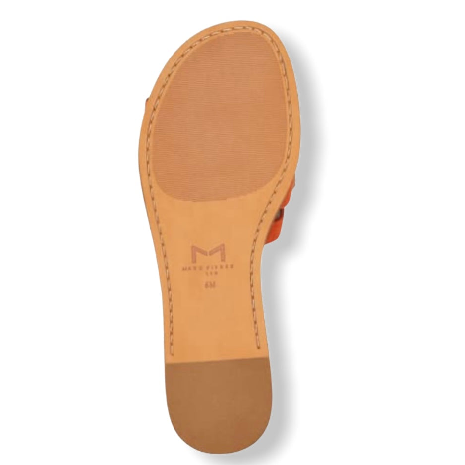 PAVA Women's Slide Studded Flats Sandals