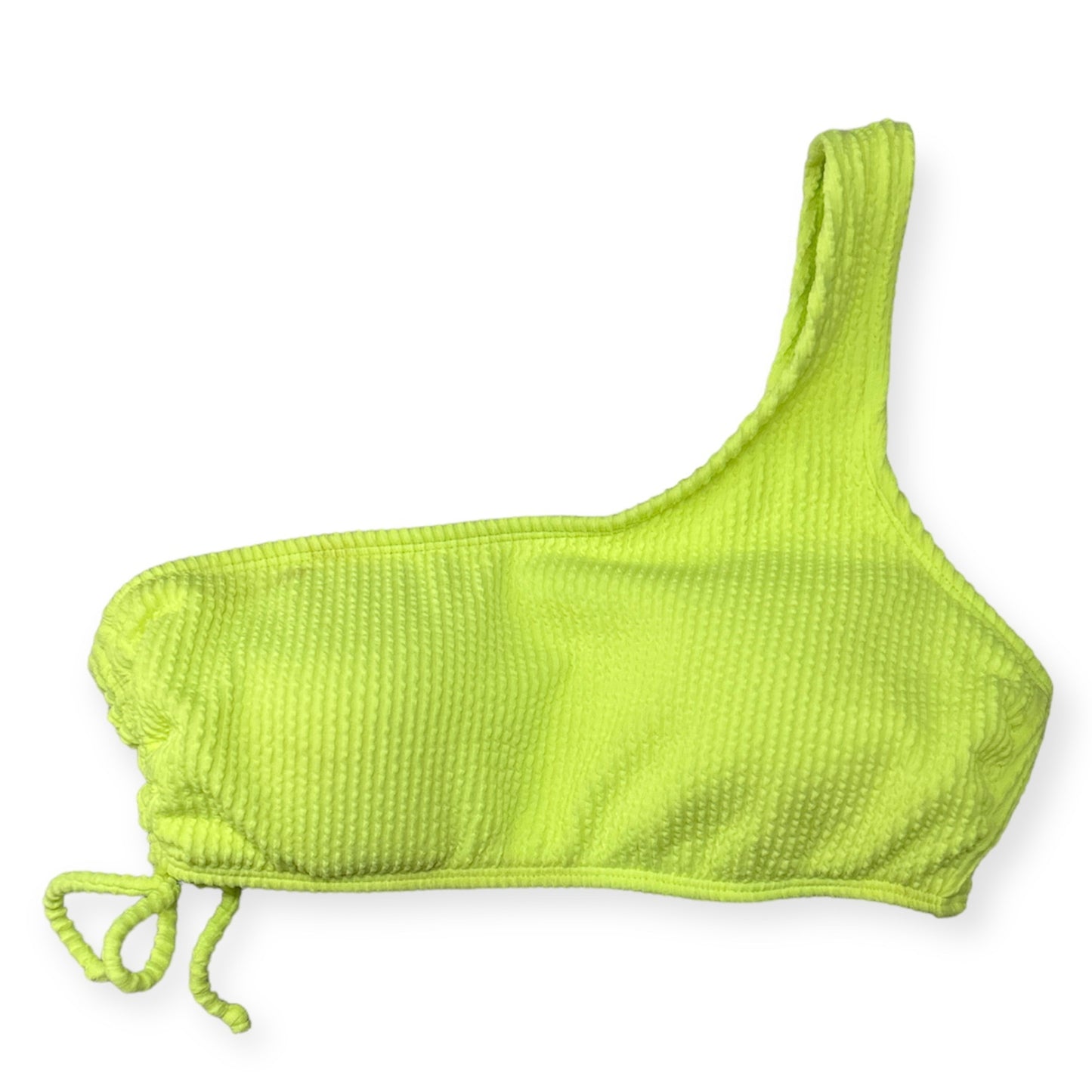 Sandy Ribbed One-Shoulder Bikini Top