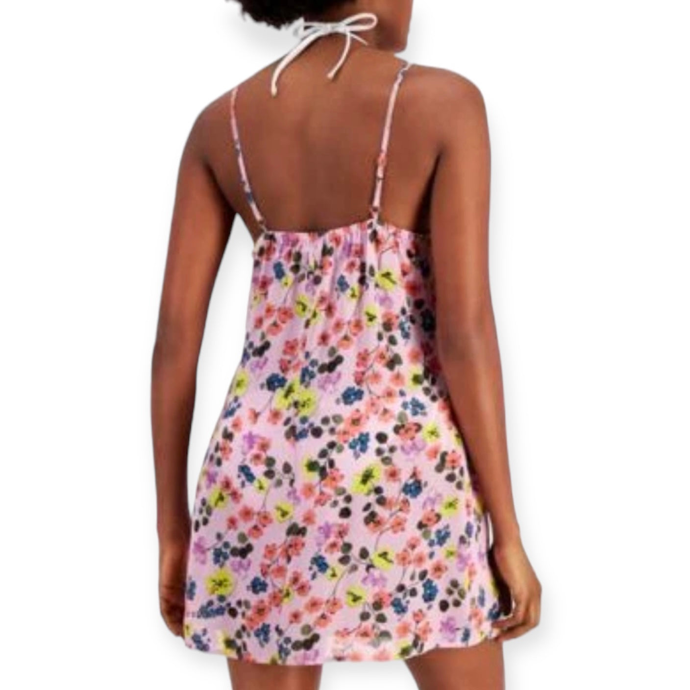Tie-Front Faux-Wrap Dress Women's Cover Up