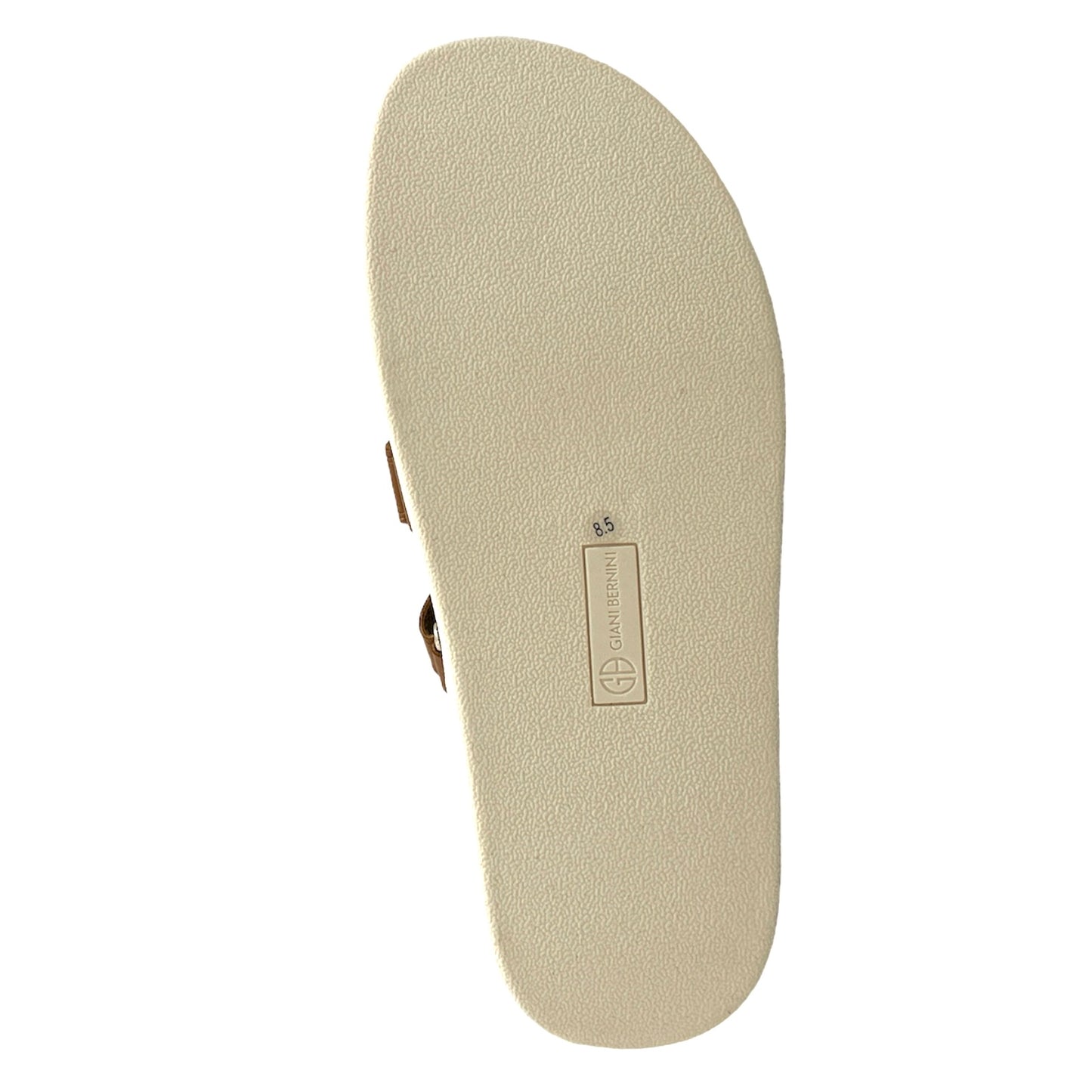 FELICITTY Cognac Flats Size 8.5 Open Toe Women's Sandals