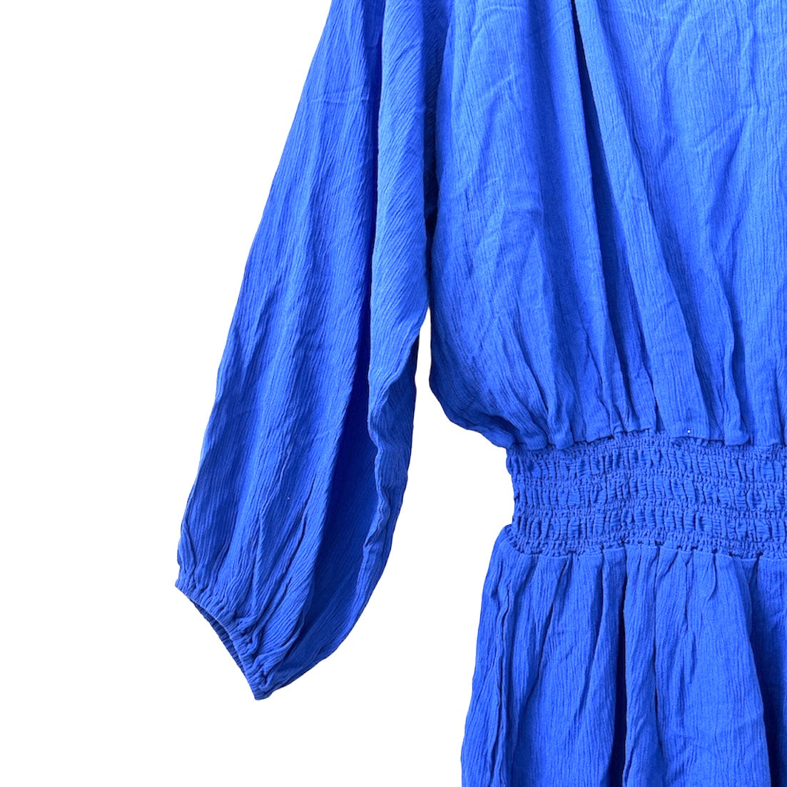 MAUI Dress Blue Long Sleeve Size M Women's Cover Up