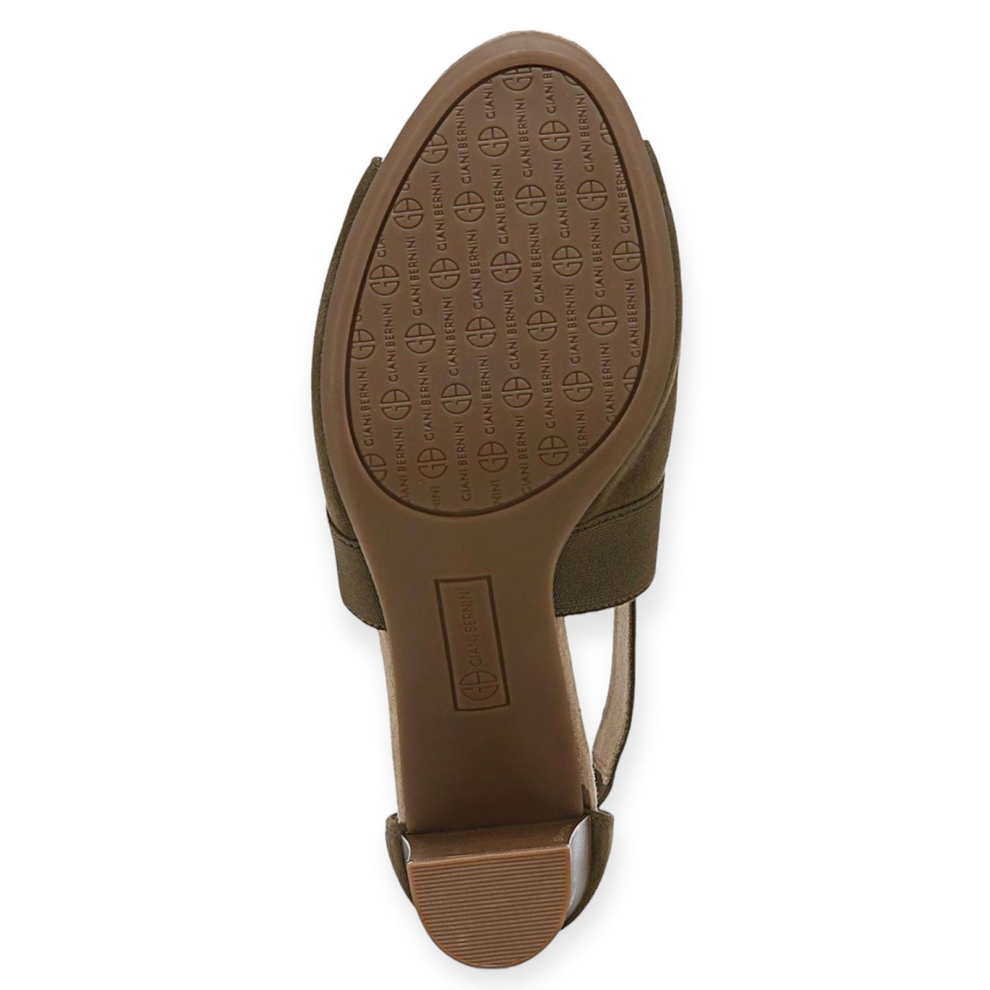 AVERIEL Shooties Olive Suede Block Heels Memory Foam Women's Sandals
