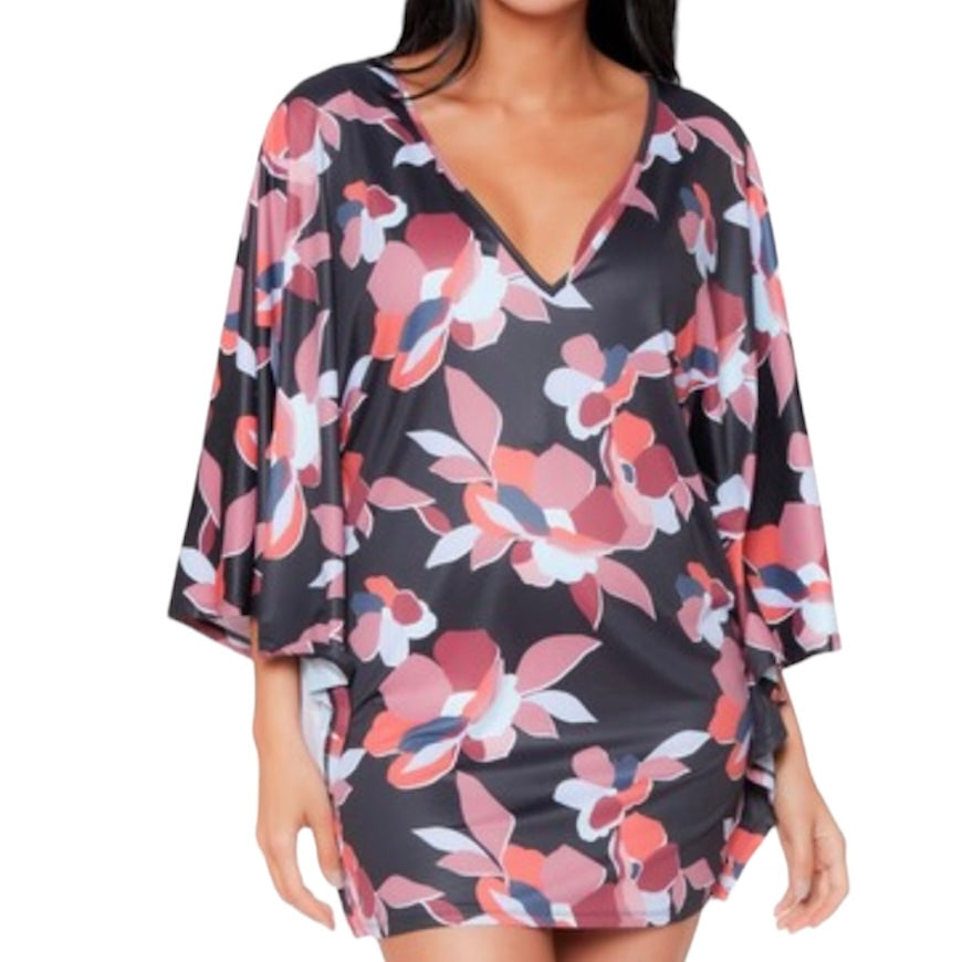 Floral Caftan Women's Swimwear Cover-Up