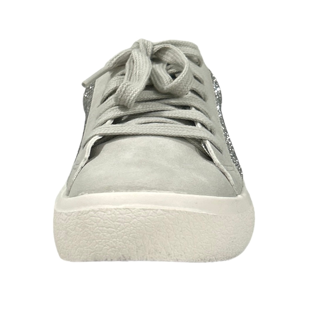 PHILOSOPHEE Women's Rhinestone Low Top Lace-Up Sneakers