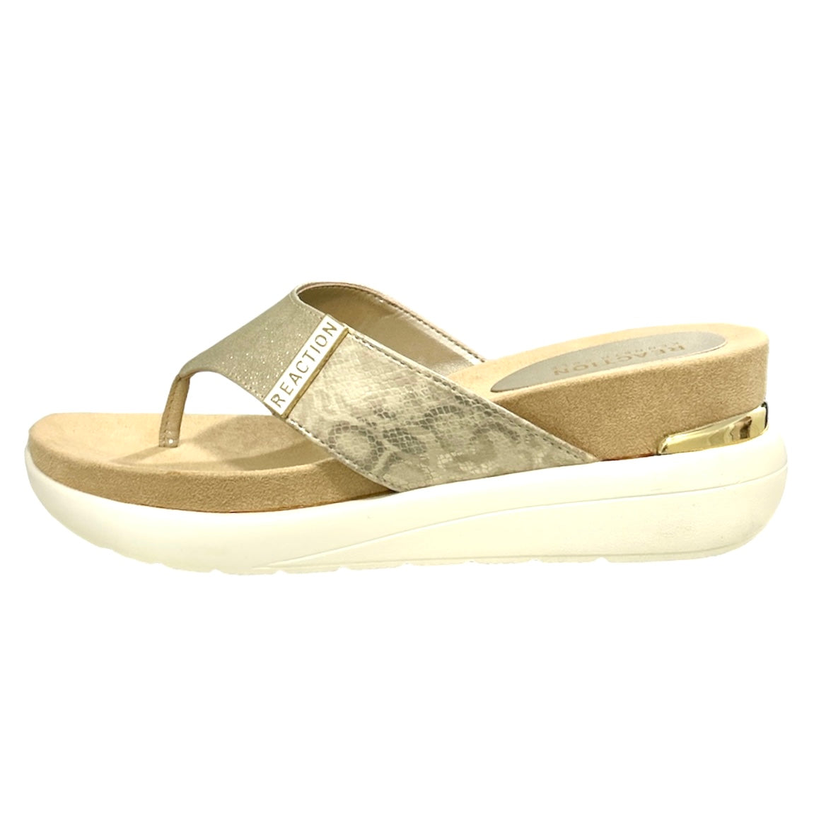 BLAIRE Women's Slide Thong Toe Wedge Heel Sandals