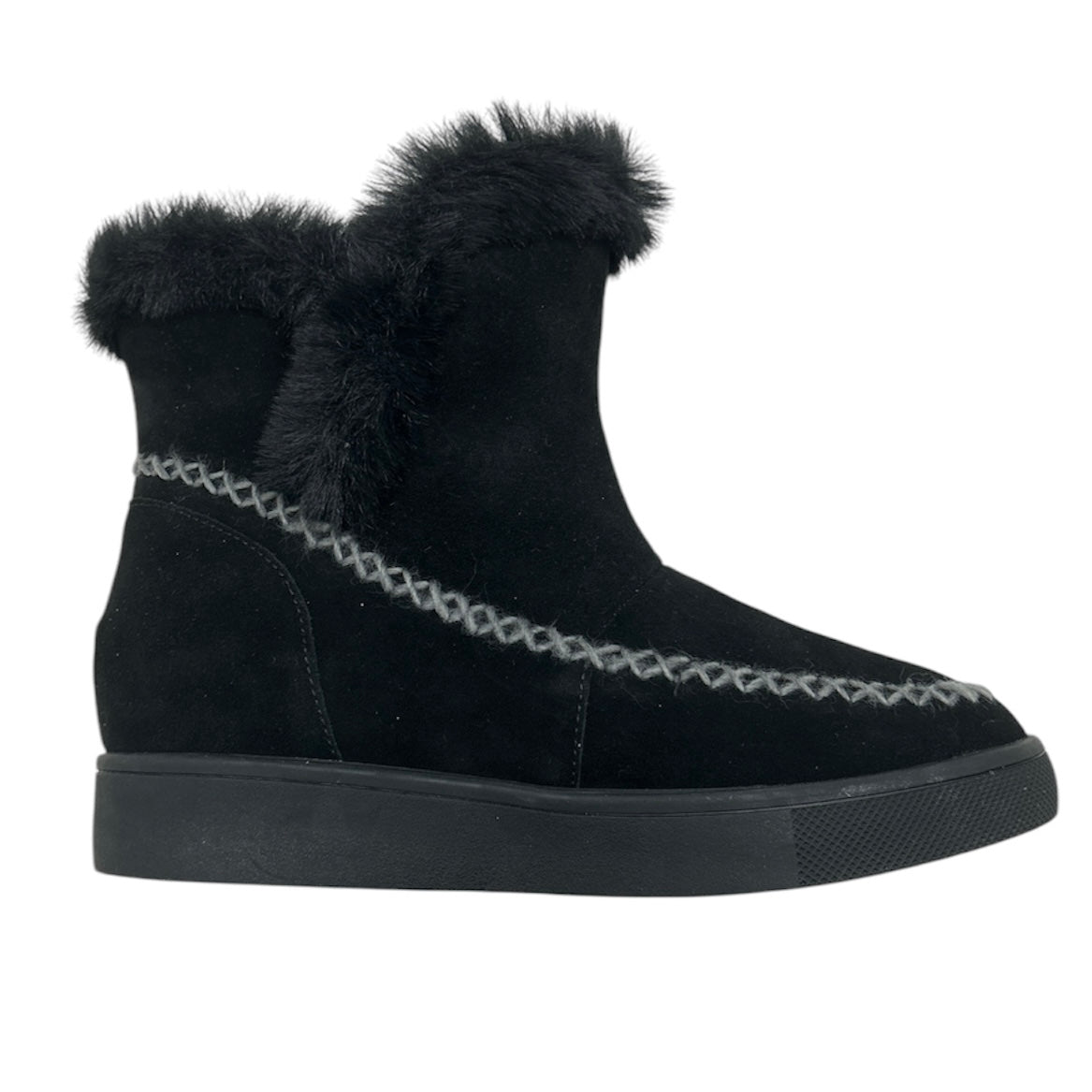 ANKA Women's Waterproof Wedge Heels Winter Booties