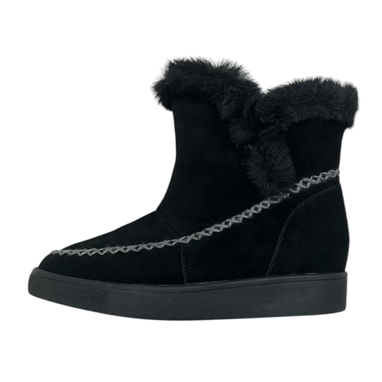 ANKA Women's Waterproof Wedge Heels Winter Booties