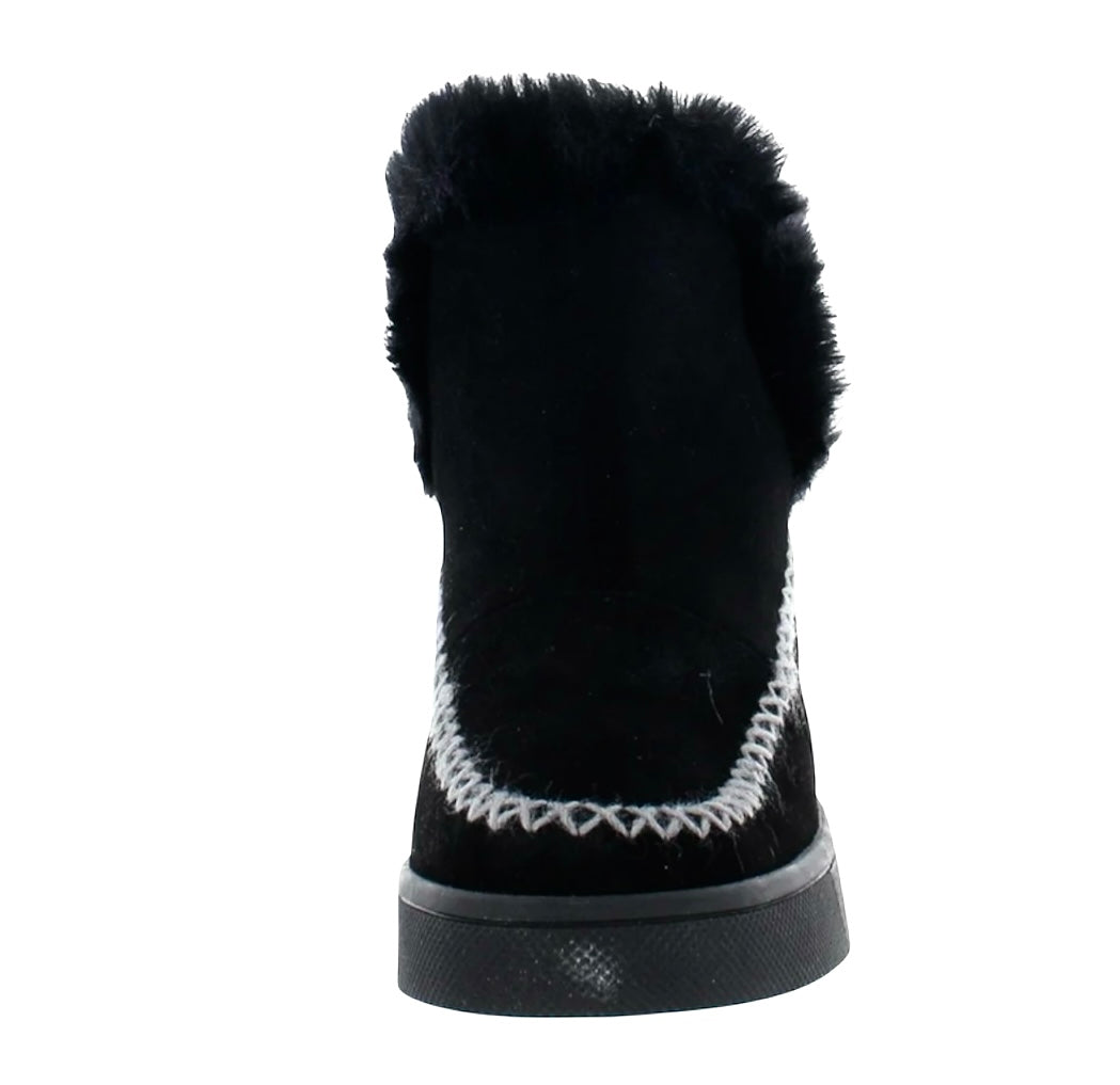 ANKA Women's Waterproof Wedge Heels Winter Booties